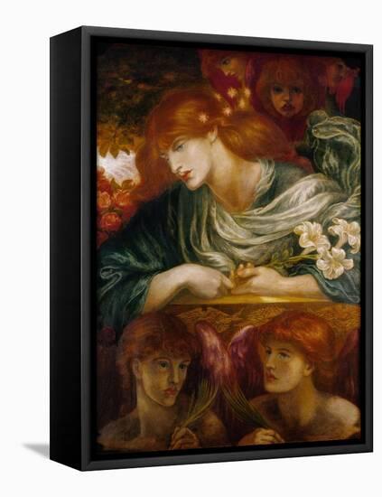 The Blessed Damozel. (1875-1879).-Dante Gabriel Rossetti-Framed Premier Image Canvas