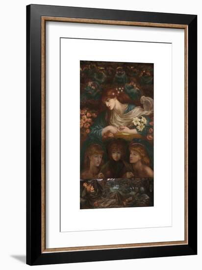 The Blessed Damozel-Dante Gabriel Rossetti-Framed Premium Giclee Print