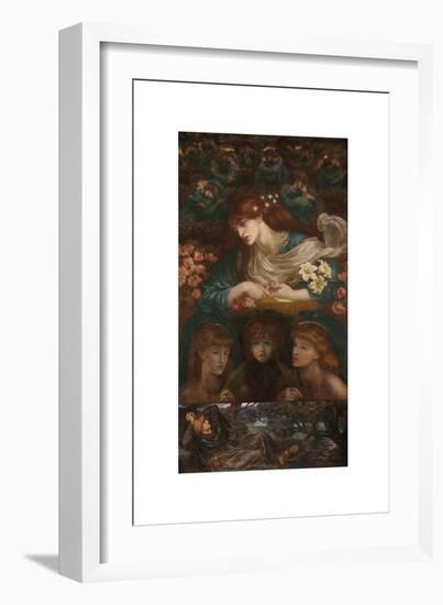 The Blessed Damozel-Dante Gabriel Rossetti-Framed Premium Giclee Print