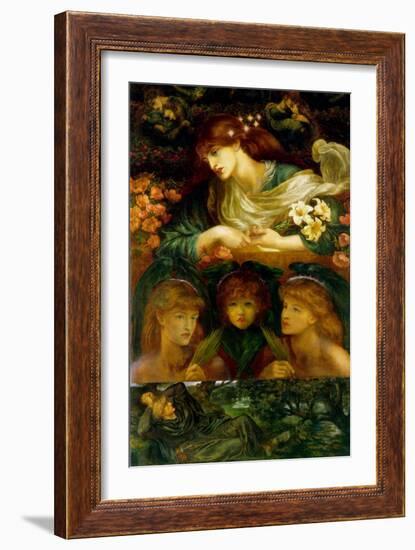 The Blessed Damozel-Dante Gabriel Rossetti-Framed Art Print