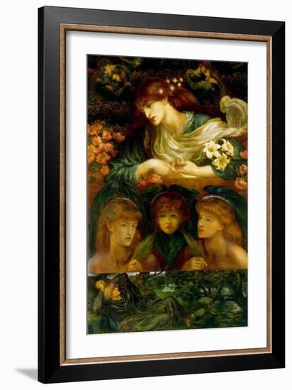 The Blessed Damozel-Dante Gabriel Rossetti-Framed Art Print