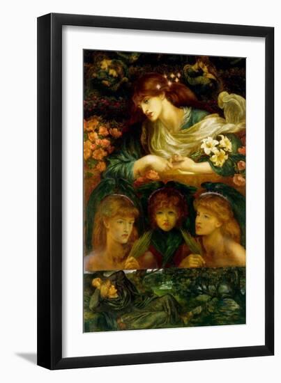 The Blessed Damozel-Dante Gabriel Rossetti-Framed Art Print