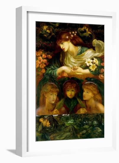 The Blessed Damozel-Dante Gabriel Rossetti-Framed Art Print