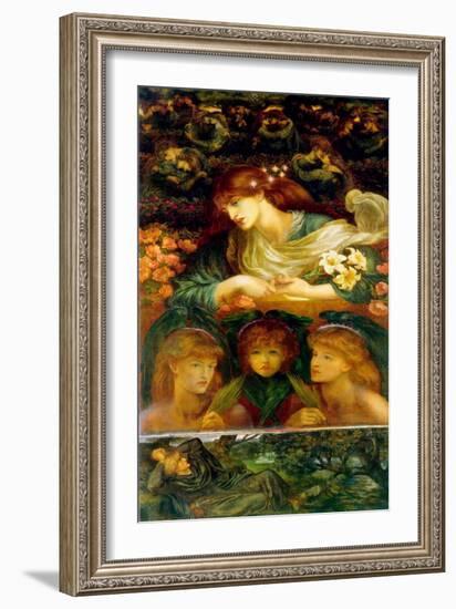 The Blessed Damozel-Dante Gabriel Rossetti-Framed Giclee Print