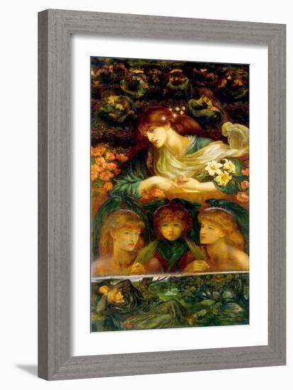 The Blessed Damozel-Dante Gabriel Rossetti-Framed Giclee Print