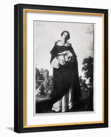 The Blessed Henry Suso, c.1636-38-Francisco de Zurbarán-Framed Giclee Print