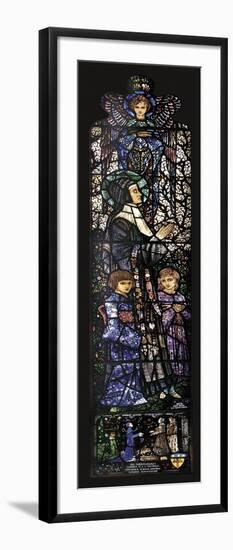 The Blessed Julie with Two Children, 1927-Harry Clarke-Framed Giclee Print