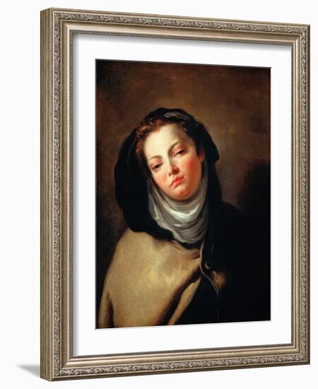 The Blessed Laduina-Giambattista Tiepolo-Framed Giclee Print