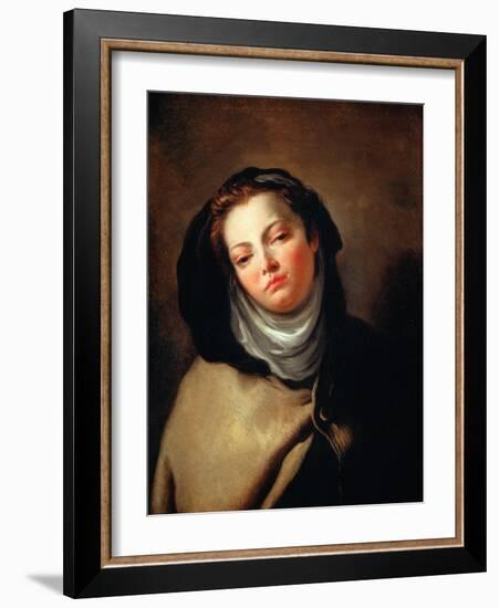 The Blessed Laduina-Giambattista Tiepolo-Framed Giclee Print