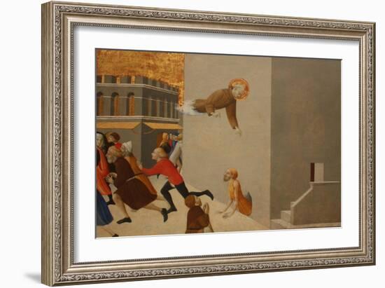 The Blessed Ranieri Frees the Poors from a Florentine Jail-Sassetta-Framed Giclee Print