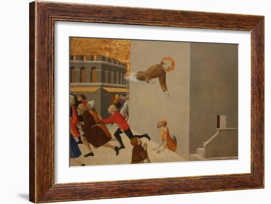 The Blessed Ranieri Frees the Poors from a Florentine Jail-Sassetta-Framed Giclee Print
