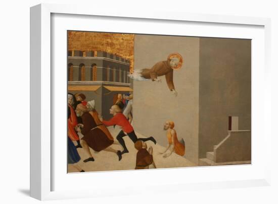 The Blessed Ranieri Frees the Poors from a Florentine Jail-Sassetta-Framed Giclee Print