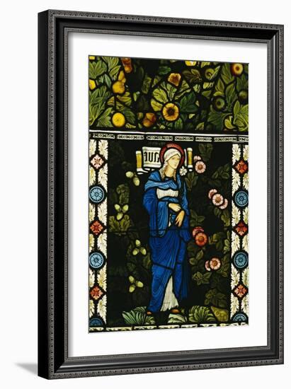 The Blessed Virgin Mary, for the East Window of St. Martin's Church, Brampton, Cumbria-Edward Burne-Jones-Framed Giclee Print