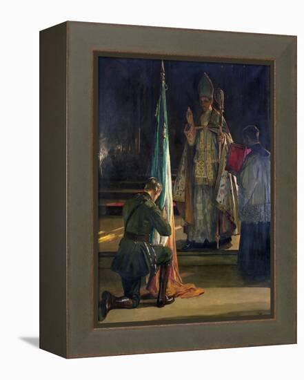 The Blessing of the Colours, 1922-Sir John Lavery-Framed Premier Image Canvas