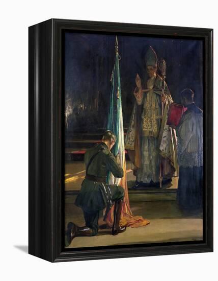The Blessing of the Colours, 1922-Sir John Lavery-Framed Premier Image Canvas