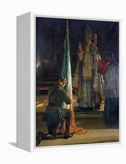 The Blessing of the Colours, 1922-Sir John Lavery-Framed Premier Image Canvas