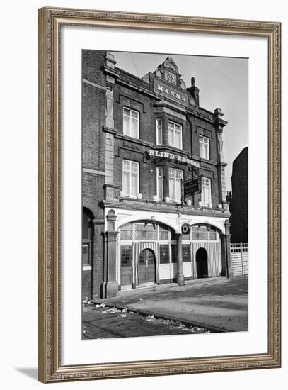 The 'Blind Beggar' Public House on Whitechapel Road in Mile End 1969-Jones-Framed Photographic Print