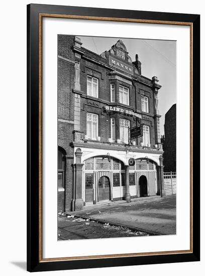 The 'Blind Beggar' Public House on Whitechapel Road in Mile End 1969-Jones-Framed Photographic Print