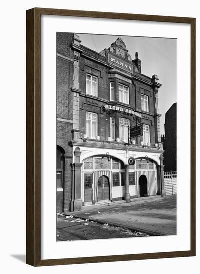 The 'Blind Beggar' Public House on Whitechapel Road in Mile End 1969-Jones-Framed Photographic Print