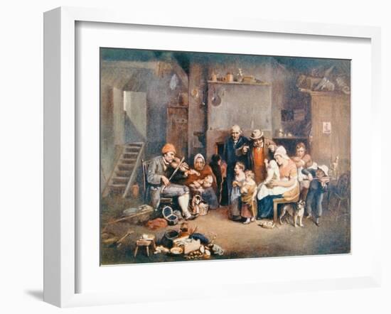 The Blind Fiddler, Illustration from 'Lives of Great Men Told by Great Men', Edited by Richard…-Sir David Wilkie-Framed Giclee Print