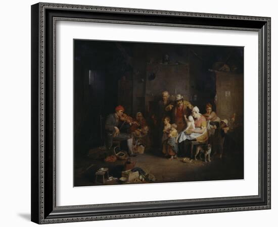 The Blind Fiddler-Sir David Wilkie-Framed Giclee Print