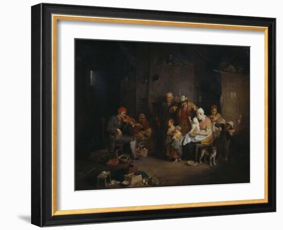 The Blind Fiddler-Sir David Wilkie-Framed Giclee Print