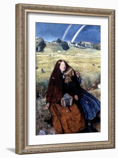 The Blind Girl, 1856-John Everett Millais-Framed Giclee Print