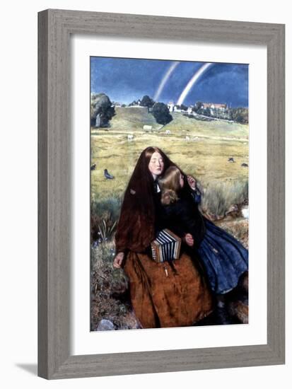 The Blind Girl, 1856-John Everett Millais-Framed Giclee Print