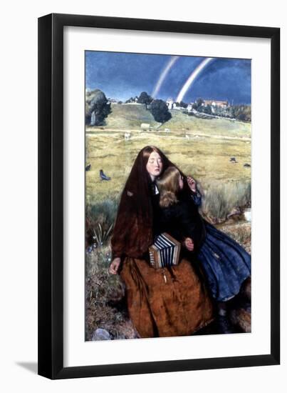 The Blind Girl, 1856-John Everett Millais-Framed Giclee Print