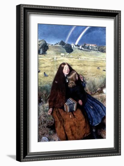 The Blind Girl, 1856-John Everett Millais-Framed Giclee Print