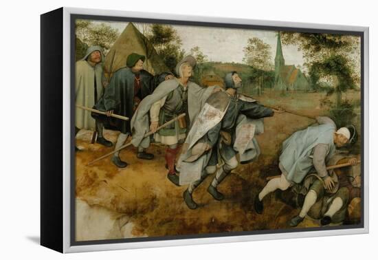 The Blind Leading the Blind, 1568-Pieter Bruegel the Elder-Framed Premier Image Canvas