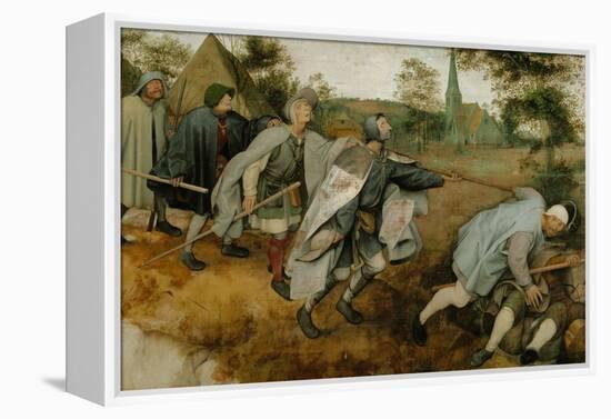 The Blind Leading the Blind, 1568-Pieter Bruegel the Elder-Framed Premier Image Canvas
