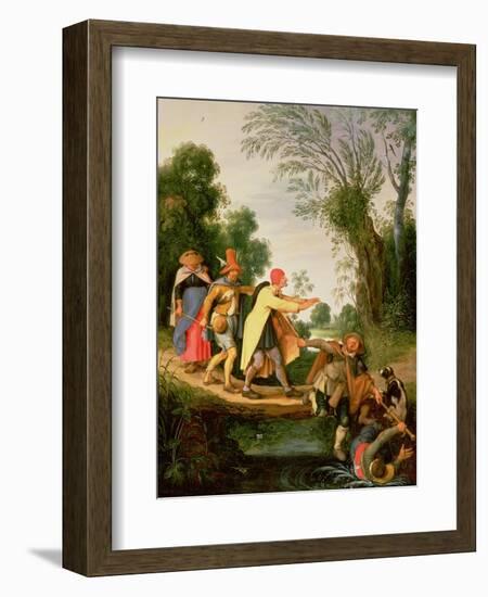 The Blind Leading the Blind-Sebastian Vrancx-Framed Giclee Print