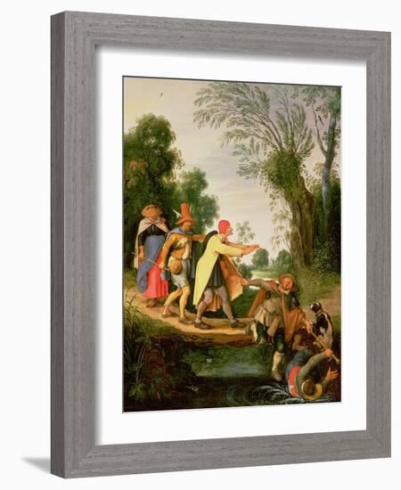 The Blind Leading the Blind-Sebastian Vrancx-Framed Giclee Print