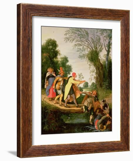 The Blind Leading the Blind-Sebastian Vrancx-Framed Giclee Print