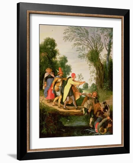 The Blind Leading the Blind-Sebastian Vrancx-Framed Giclee Print