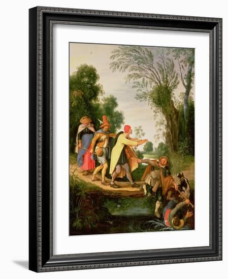 The Blind Leading the Blind-Sebastian Vrancx-Framed Giclee Print