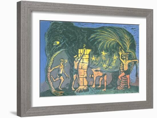 The Blind Men and the Elephant-Mary Kuper-Framed Giclee Print