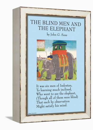 The Blind Men & the Elephant-null-Framed Stretched Canvas