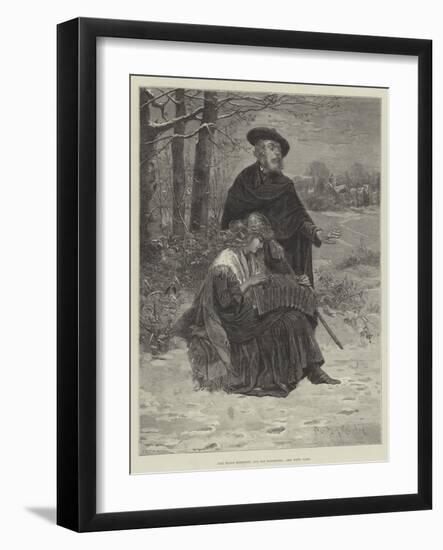 The Blind Minstrel and His Daughter-Davidson Knowles-Framed Giclee Print