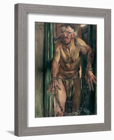 The Blinded Samson, 1912-Lovis Corinth-Framed Giclee Print