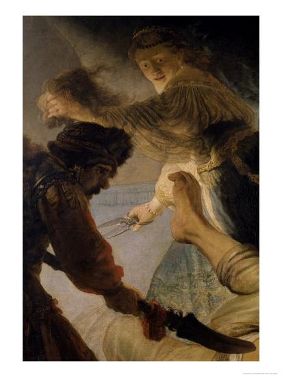 The Blinding Of Samson Giclee Print Rembrandt Van Rijn Art Com