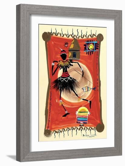 The Block Dance 3, 2003-Oglafa Ebitari Perrin-Framed Giclee Print