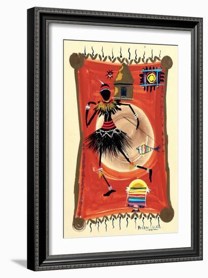 The Block Dance 3, 2003-Oglafa Ebitari Perrin-Framed Giclee Print