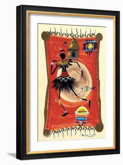 The Block Dance 3, 2003-Oglafa Ebitari Perrin-Framed Giclee Print