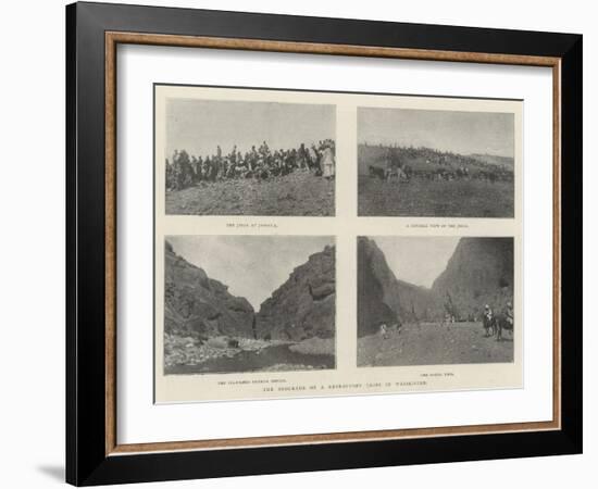 The Blockade of a Refractory Tribe in Waziristan-null-Framed Premium Giclee Print