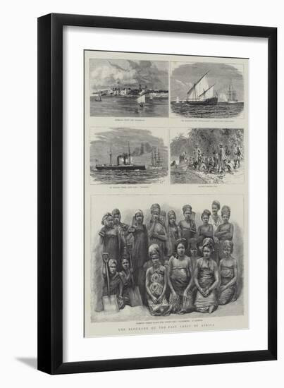 The Blockade of the East Coast of Africa-Charles William Wyllie-Framed Giclee Print