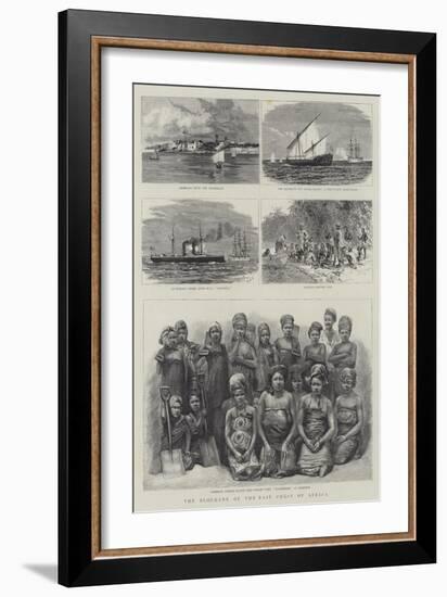 The Blockade of the East Coast of Africa-Charles William Wyllie-Framed Giclee Print