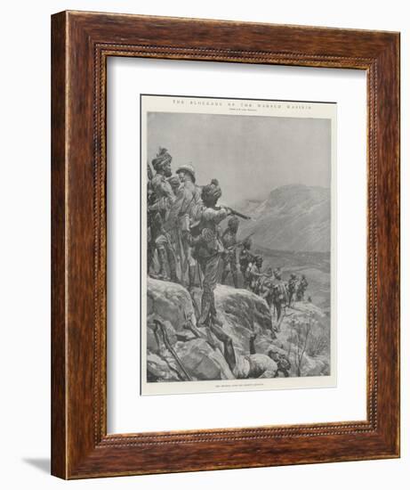 The Blockade of the Mahsud Waziris-Richard Caton Woodville II-Framed Giclee Print