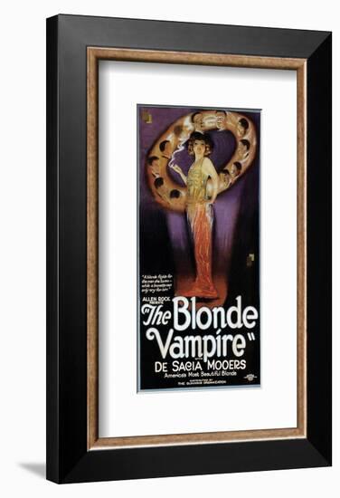 The Blonde Vampire - 1922-null-Framed Giclee Print